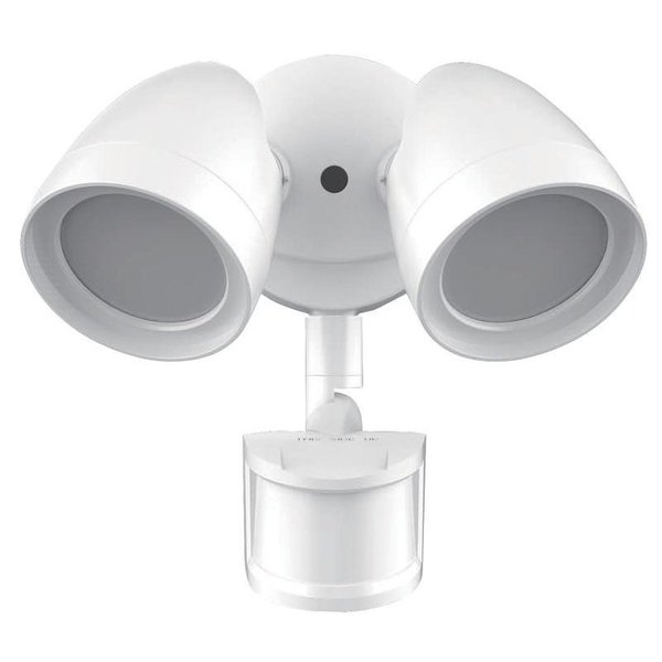 Eti 51402242 Security Light with Motion Sensor, 120 VAC, 20 W, 2Lamp, LED Lamp 51406112/51402242